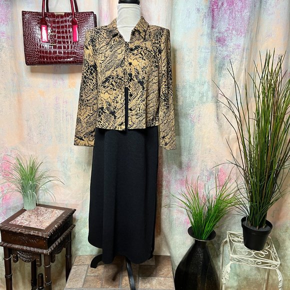 VTG๐ K Petite Elegant & Timeless Business Jacket Dress - Picture 9 of 16